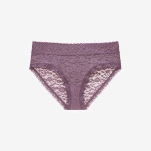 ThirdLove Everyday Lace Mid-rise Brief Dusk - Size 1X
